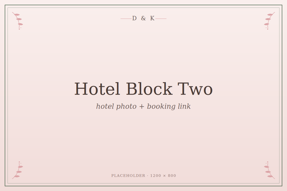 [HOTEL NAME TBD]